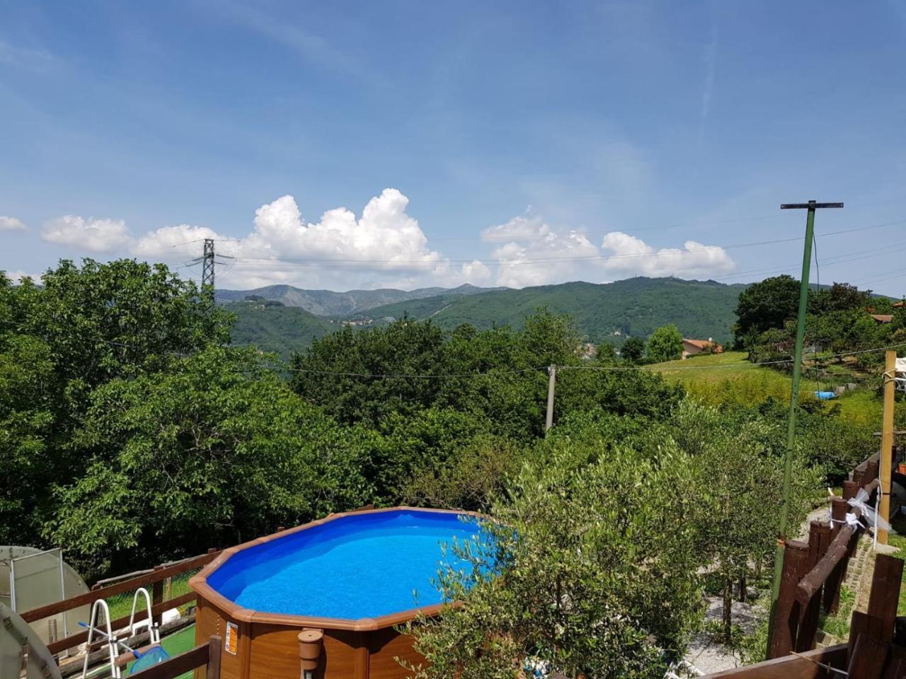 Agriturismo Terra E Cielo Serra Ricco Bagian luar foto